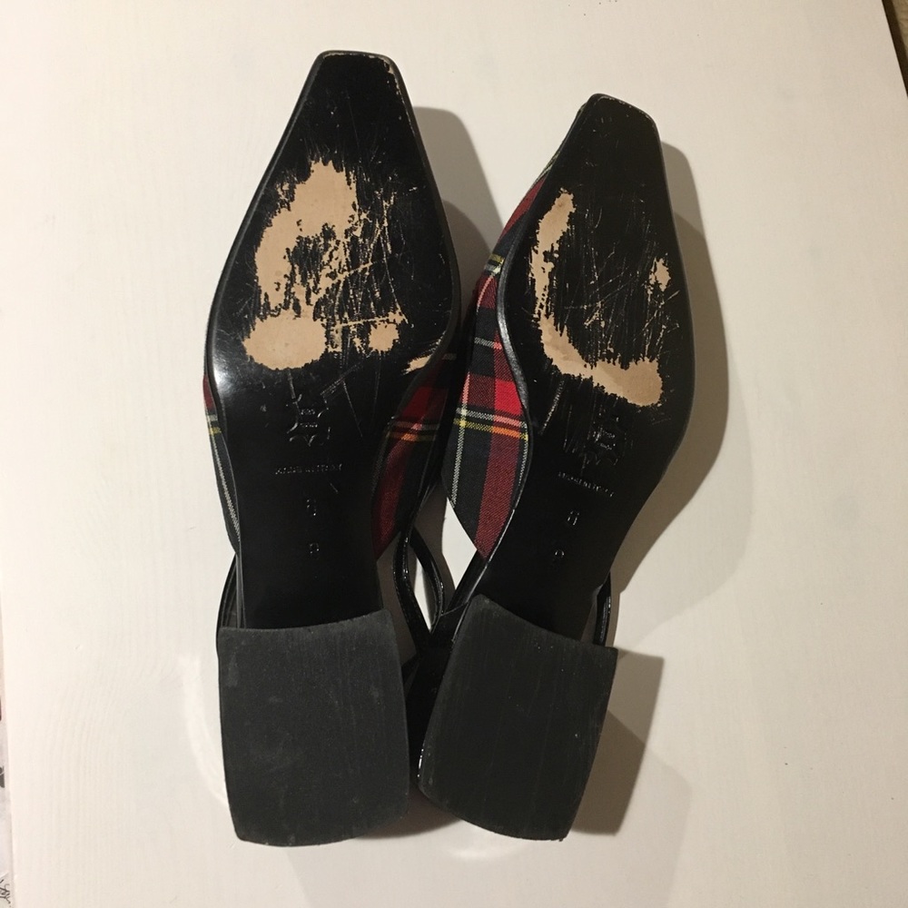 ABS Allen Schwartz Plaid Mules - Picture 4 of 5